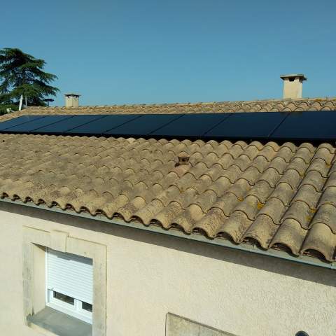 Installation de panneaux photovoltaques  Lunel