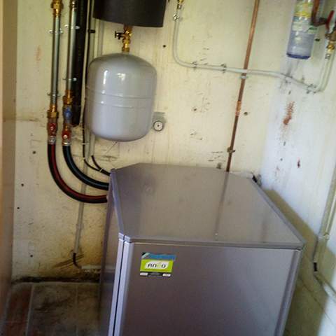 Installation d'une pompe à chaleur air/eau à La Boissière