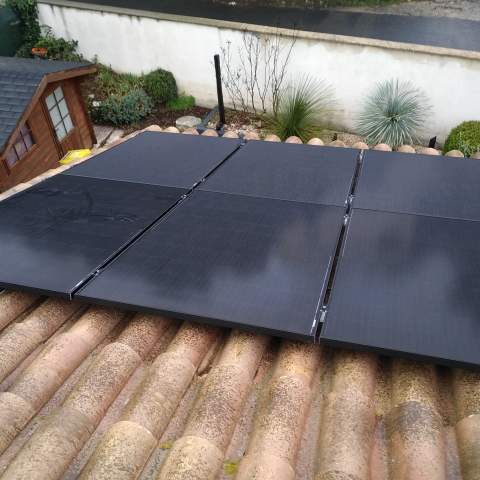 Installation de panneaux photovoltaques  Restinclires