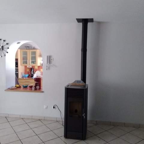 Installation d'un pole  granuls  Bagnols-sur-Cze