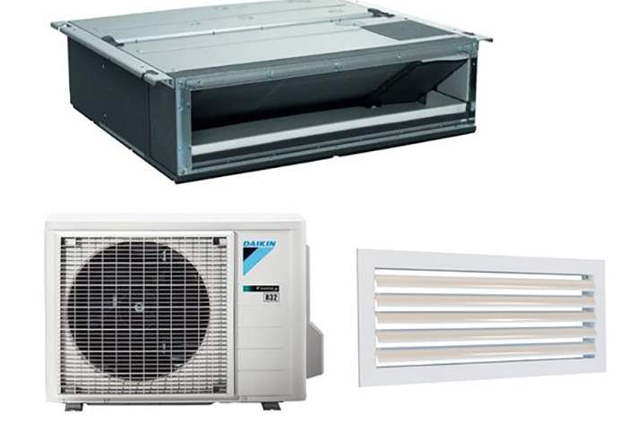 Ano climatisation gainable grille de soufflage pompe  chaleur air/air combles Daikin Hrault 34 Gard 30